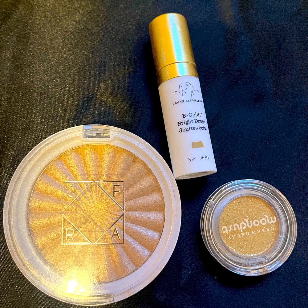 Gold makeup pack! Drunk elephant, ofra, urban decay!